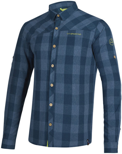 La Sportiva Andes LS M - camicia a maniche lunghe - uomo Blue/Yellow L