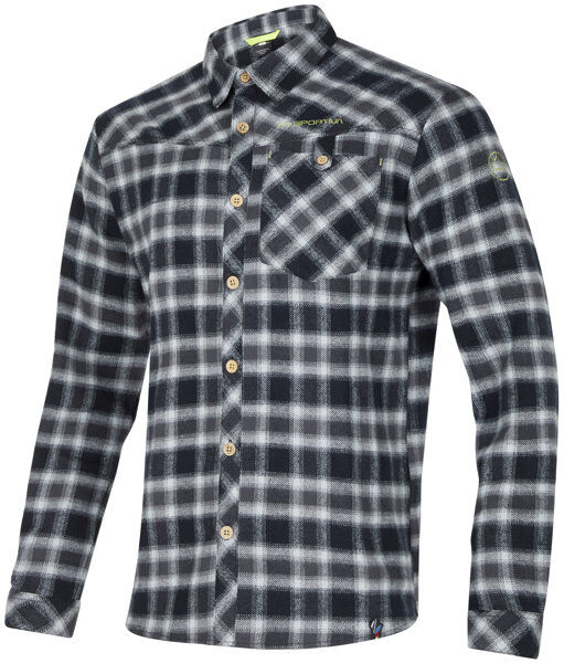 La Sportiva Rambler Flannel M - camicia maniche lunghe - uomo Blue/White L