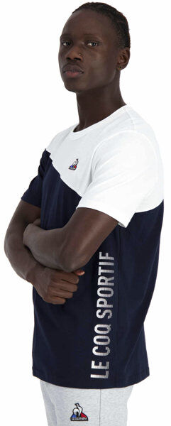 Le Coq Sportif T-shirt M - uomo White/Dark Blue XL