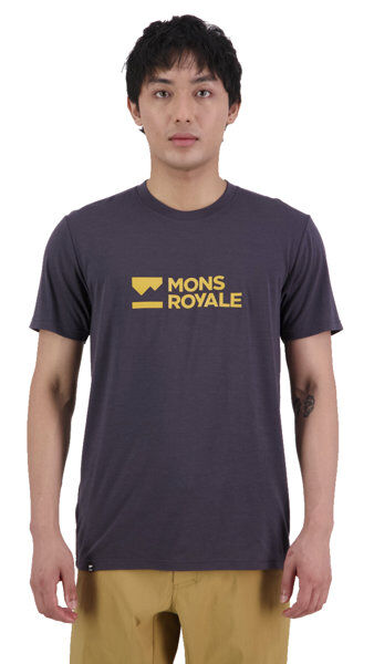 Mons Royale Icon Merino Air-Con - T-shirt - uomo Grey/Yellow S