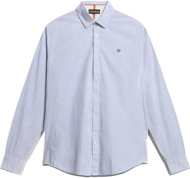 Napapijri G-Graie - camicia maniche lunghe - uomo Light Blue L