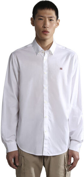 Napapijri Graie - camicia maniche lunghe - uomo White M