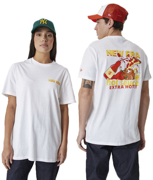 New Era Cap Food Graphic - T-shirt White M