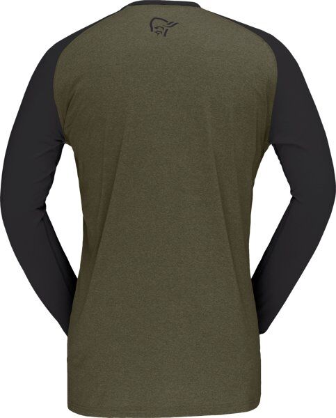 Norrona Fjørå Equaliser Lightweight - maglia a maniche lunghe - uomo Green L