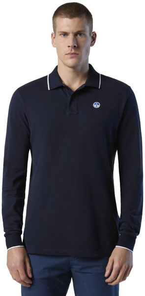 North Sails LS W/Graphic - polo - uomo Dark Blue M