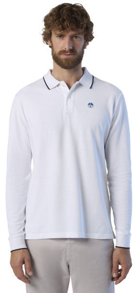 North Sails LS W/Graphic - polo - uomo White 3XL