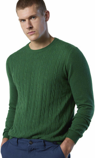 North Sails Cable Cashmere Blend M - maglione - uomo Green 2XL