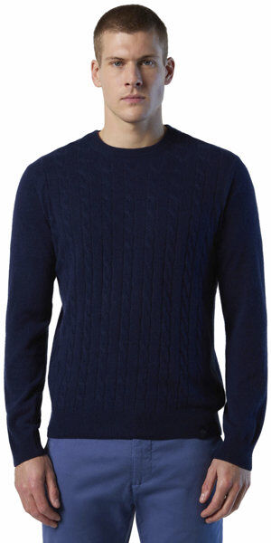 North Sails Cable Cashmere Blend M - maglione - uomo Dark Blue XL