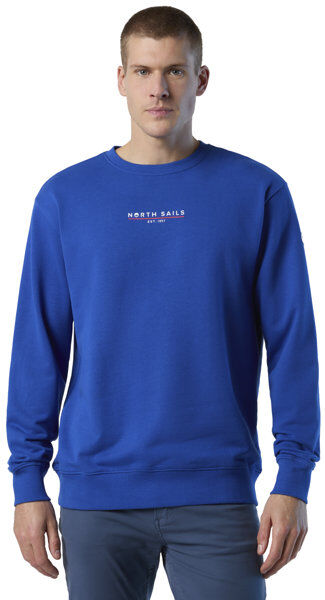 North Sails Crewneck W/Graphic - felpa - uomo Blue XL