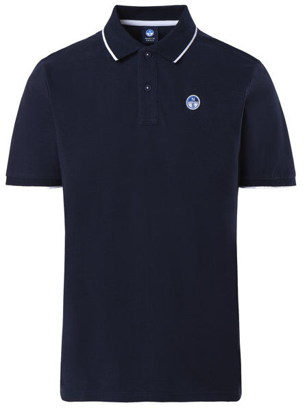 North Sails SS W/Graphic - polo - uomo Dark Blue L