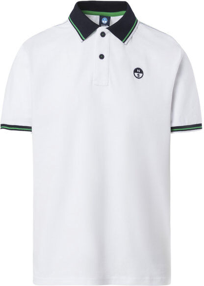 North Sails SS W/EMB - polo - uomo White M