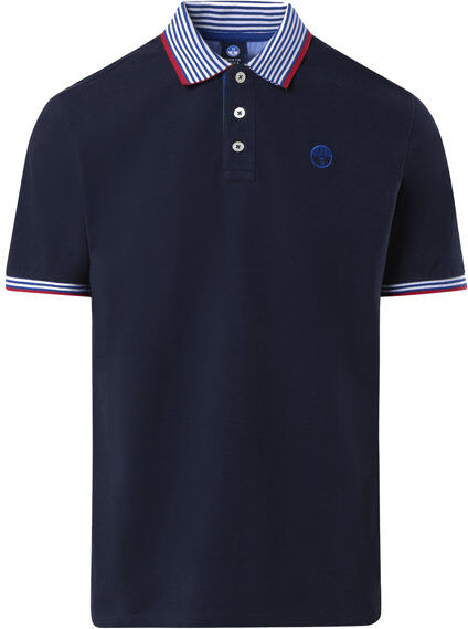 North Sails SS W/LOGO - polo - uomo Dark Blue L