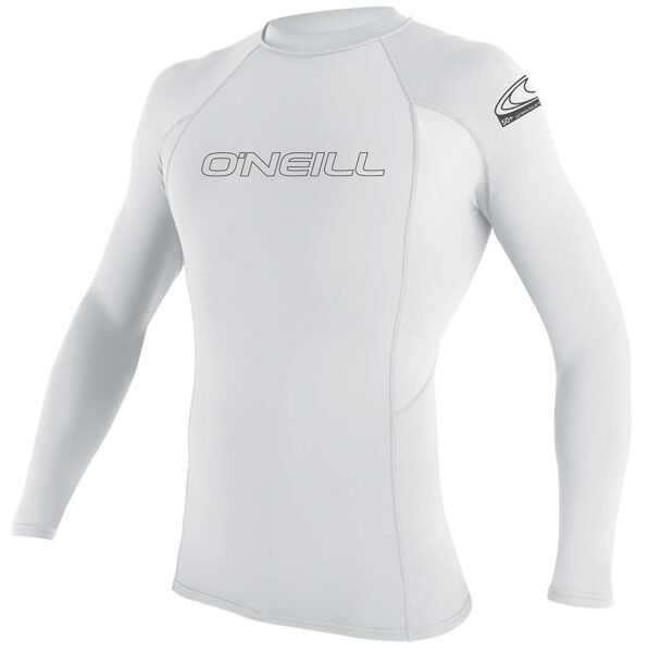 O'Neill Basic Skins L/S Rash Guard - maglia a compressione - uomo White 3XL