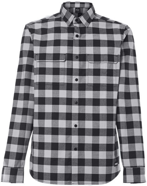 Oakley Checkered Ridge - camicia maniche lunghe - uomo Grey/Black S