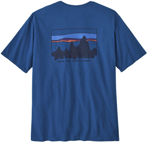 Patagonia M's '73 Skyline Organic - T-shirt - uomo Blue/Dark Blue L