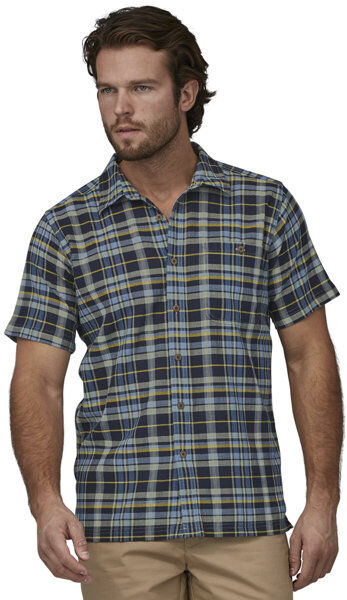 Patagonia A/C - camicia a manica corta - uomo Blue XL