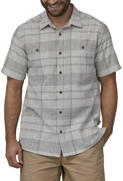 Patagonia Back Step - camicia a maniche corte - uomo Light Grey/Grey M