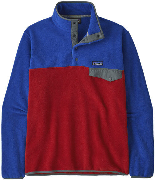 Patagonia Ms LW Synch Snap-T P/O - felpa in pile - uomo Red/Blue M