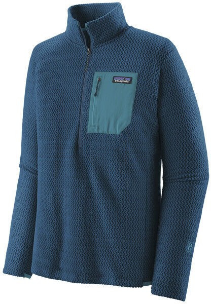 Patagonia R1 Air - felpa in pile - uomo Blue/Light Blue XL