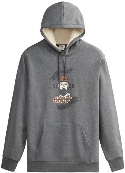 Picture Chuchie Plush Hoodie M - felpa con cappuccio - uomo Grey XL