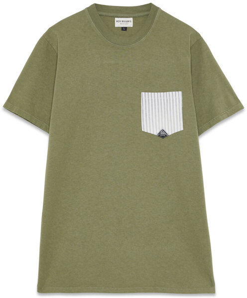 Roy Rogers Pkt Vint. Stripe Windsor - T-shirt - uomo Green M