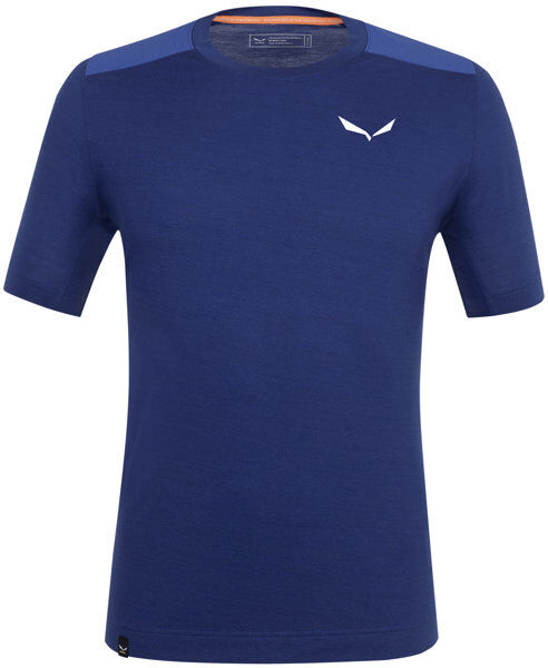Salewa Agner Am - T-shirt arrampicata - uomo Blue/White 48