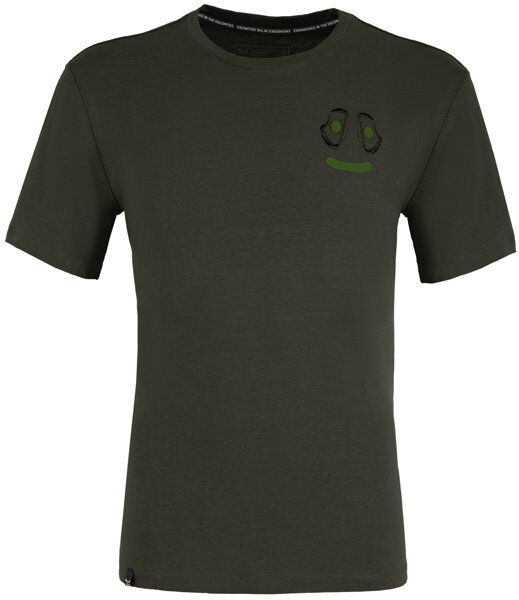 Salewa Lavaredo Hemp Print M - T-shirt - uomo Dark Green 48