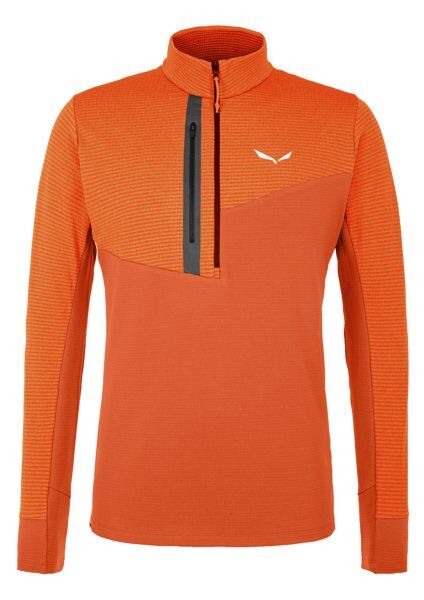 Salewa Vajolet Responsive 1/2 Zip - felpa in pile - uomo Orange/Orange 48