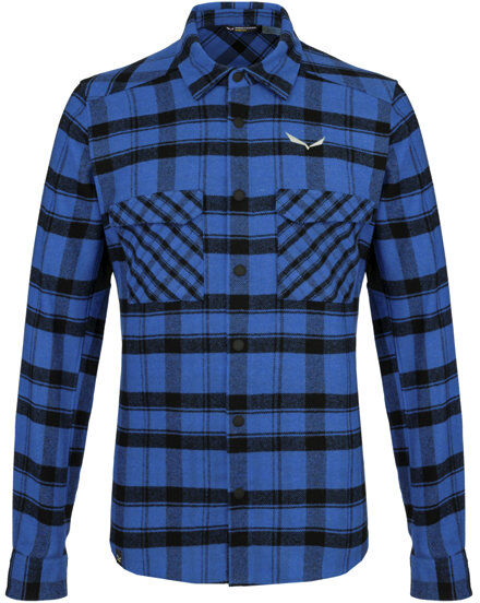 Salewa Puez AW M - camicia maniche lunghe - uomo Blue 50