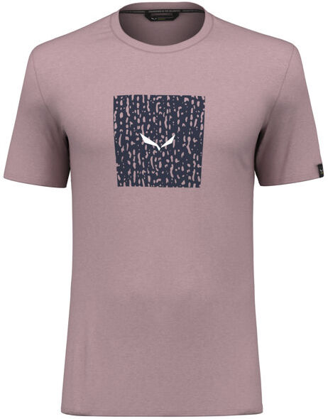 Salewa Pure Box Dry - T-shirt - uomo Pink/Dark Blue 54