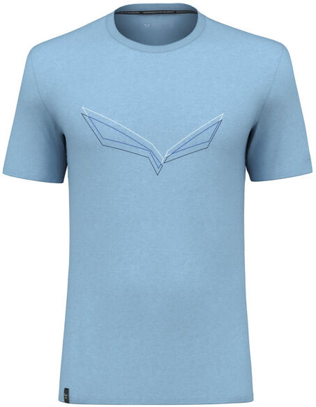 Salewa Pure Eagle Frame Dry M - T-shirt- uomo Light Blue/Blue 52