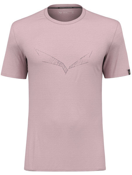 Salewa Pure Eagle Sketch Am M - T-shirt - uomo Pink 48