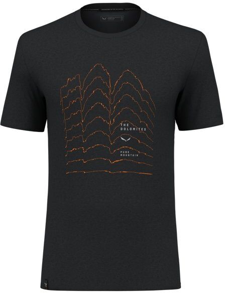 Salewa Pure Skyline Frame Dry M - T-shirt - uomo Black 52