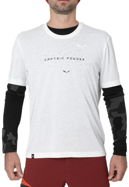 Salewa Pure Snow Captain Dry M - T-shirt - uomo White 50