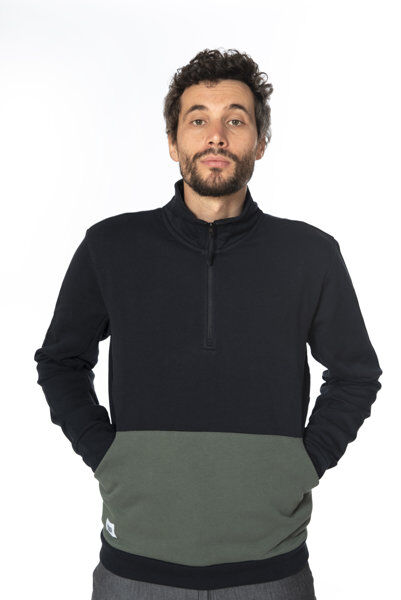 Snap Zip Up - felpa - uomo Black L