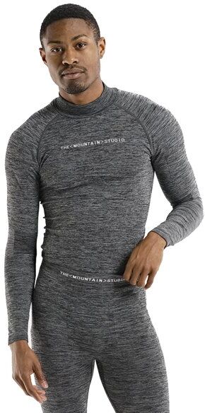 The Mountain Studio Base High Crew - maglietta tecnica - uomo Grey L