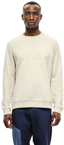 The Mountain Studio Organic Cotton Crew M - felpa - uomo White M