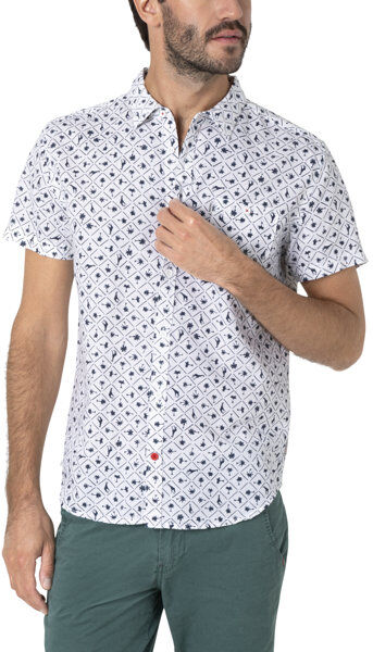 Timezone camicia a maniche corte - uomo White S