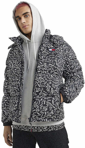 Tommy Jeans M Alaska Puffer - giacca tempo libero - uomo Black/White S