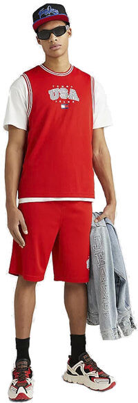 Tommy Jeans Ovz Modern Sport Tank - canotta - uomo Red L