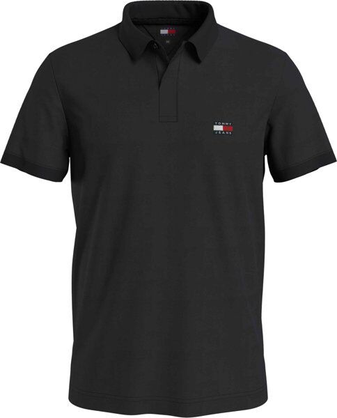 Tommy Jeans TJM Badge - polo - uomo Black L