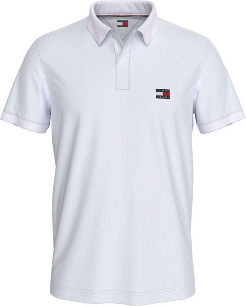 Tommy Jeans TJM Badge - polo - uomo White S