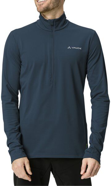 Vaude Livigno Halfzip II - pullover in pile con zip - uomo Dark Blue/White L