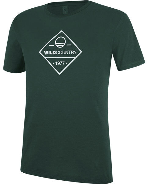 Wild Country Flow M - T-shirt arrampicata - uomo Dark Green/White S