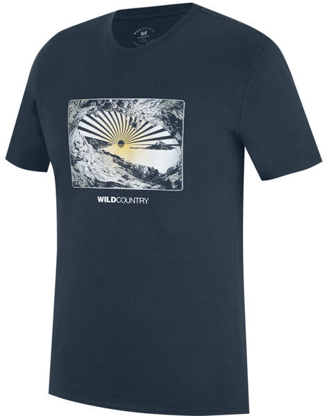 Wild Country Flow M - T-shirt arrampicata - uomo Dark Blue/White S