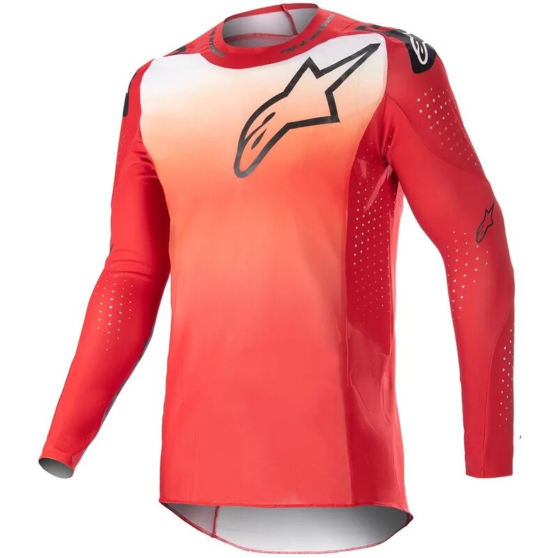 ALPINESTARS - Magliette Supertech Risen Mars Rosso / Bianco Rosso,Bianco XL