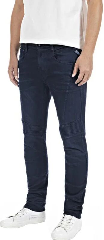 REPLAY - Pantaloni Swing Medium Blue Nero 34/34