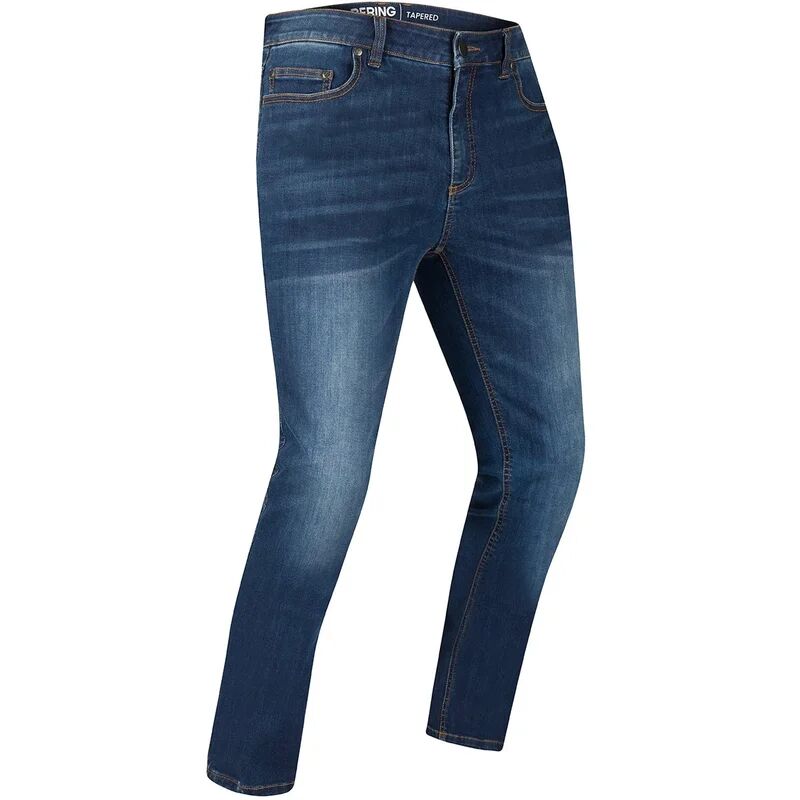 BERING - Pantaloni Trust Tapered Blue Washe Blu L