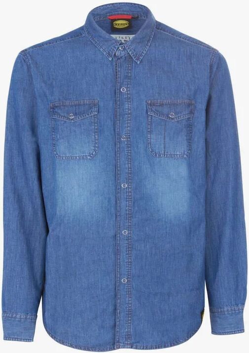 Diadora Camicia Blu Xxl Shirt Denim