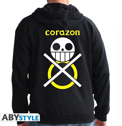 One Piece. Sweat. Corazon Man Black Large